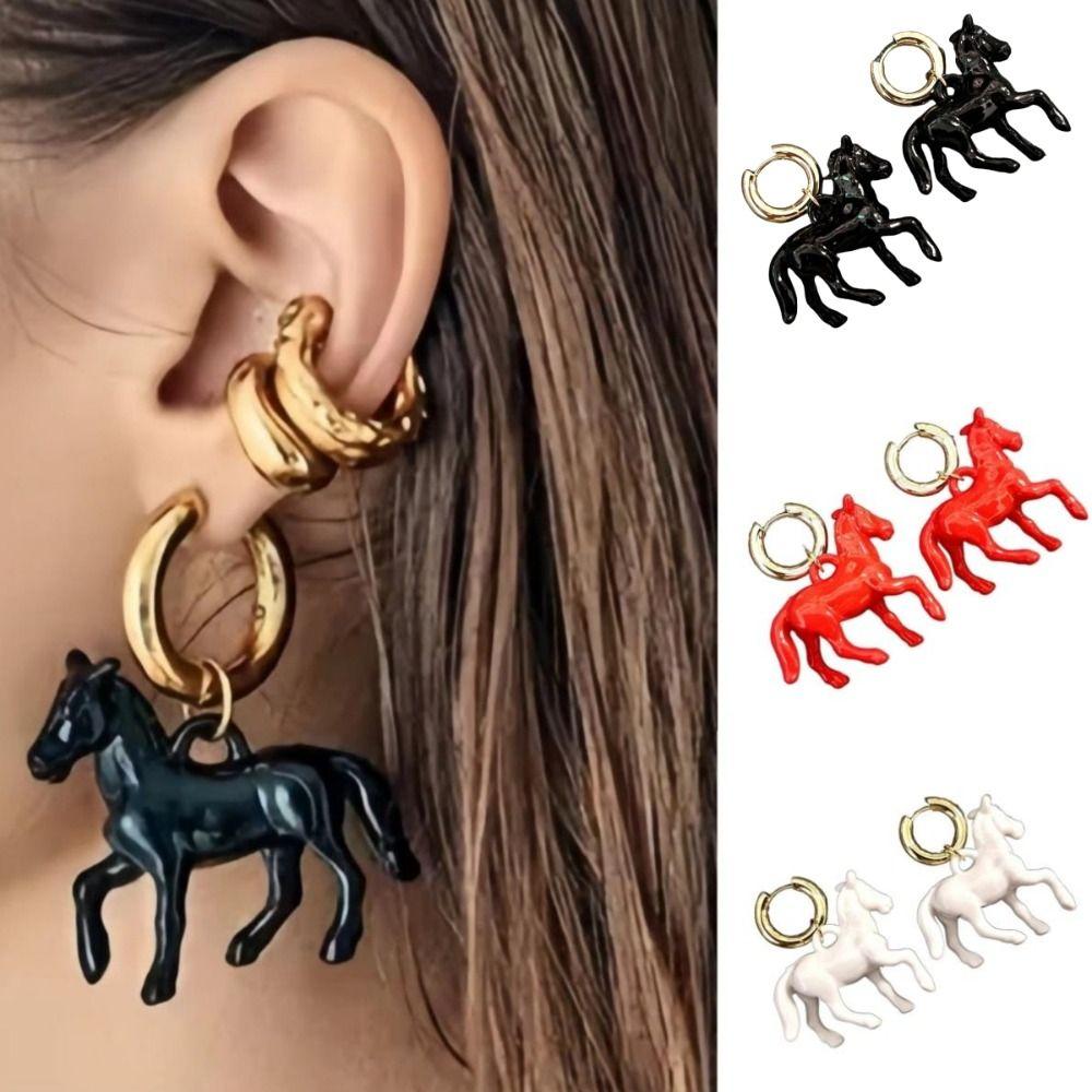 Exaggeration Cute Animal Earrings Charm Jewelry Creative Earrings  For Women