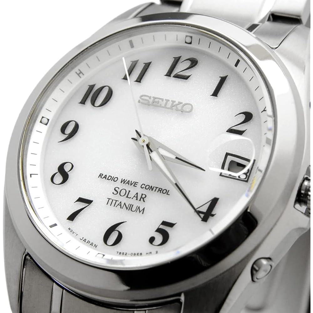[SEIKO SELECTION SBTM223 Men's Watch Solar Correction with Date Calendar Dial White (Full Arabic ...