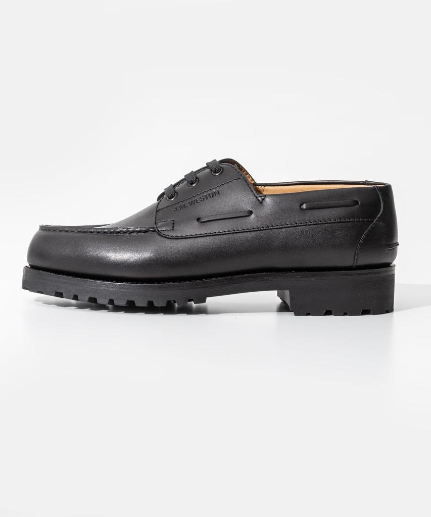 Weston Yachting Derby Business Size Size D 1141FLZ6901D J.M. Men's Shoes, 690#, Black, (1141FLZ6901D),