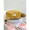 Plush large-capacity cosmetic bag portable travel portable zipper storage bag female