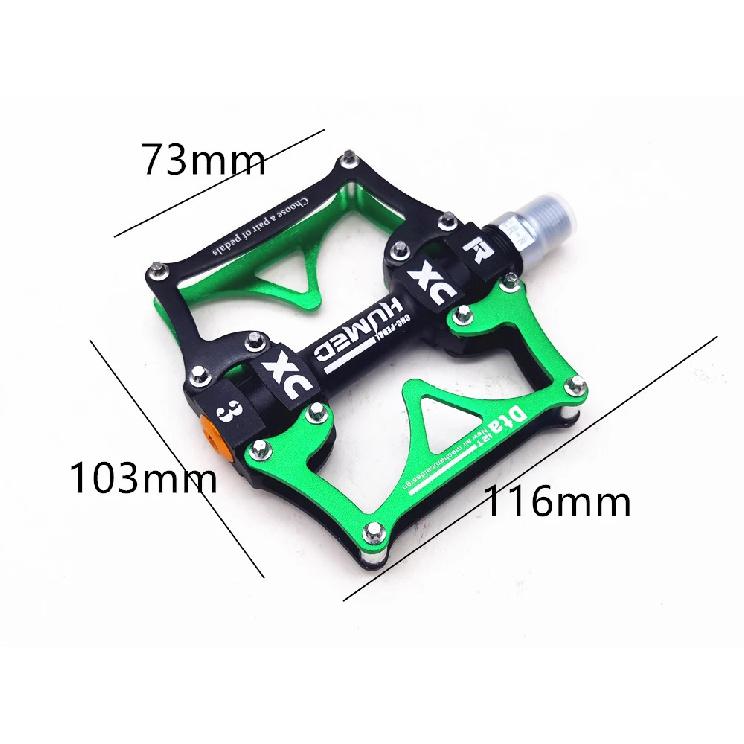 2021 New Wide Flat Mountain Road Cycling Bicycle Bike Pedal 3 Sealed Bearings 9/16 MTB BMX Pedals 5 Colors Available