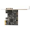 PCIe X1 RS232 Serial Adapter Card Single Port PCI Express To RS232 Converter Adapter for Windows for Linux for DOS