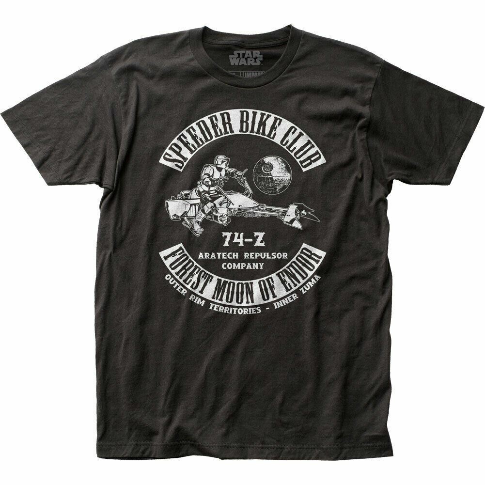26 Star Wars Speeder Bike Club T Shirt Licensed Movie Retro Classic Tee New Black Unisex T-Shirt XXL