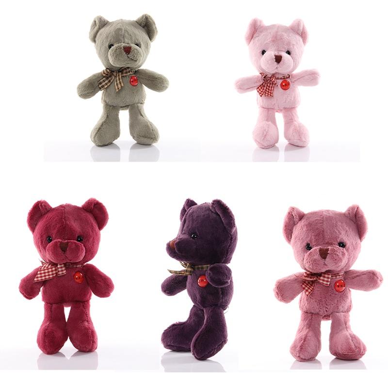 Colorful 25cm Anime Teddy Bear Plush Doll Soft Cute Comfortable Gift For Birthday More!