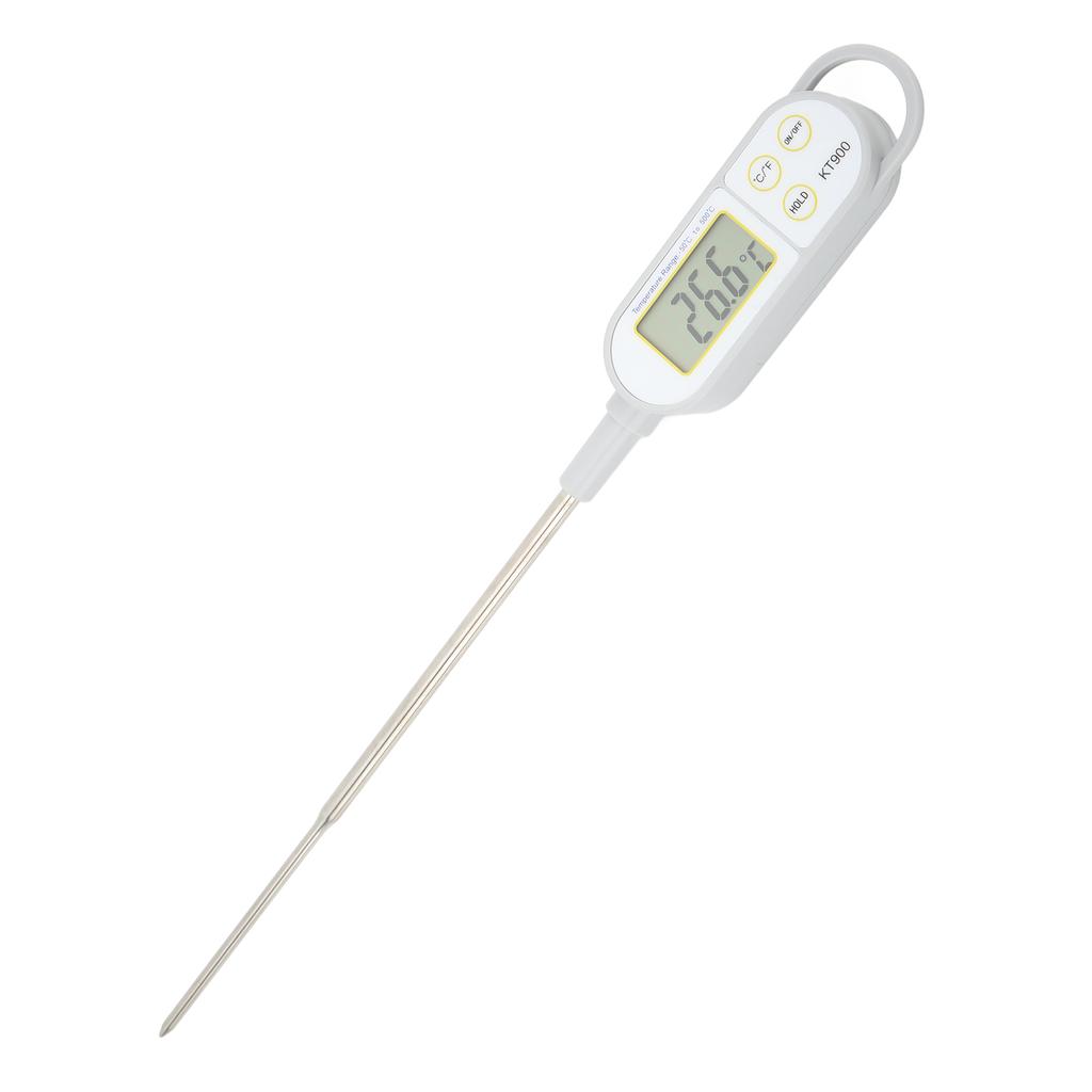 Food Thermometer IPX6 Waterproof Data Lockable Probe Thermometer for Meat Grill Oven ‑50 To 500 Degrees C
