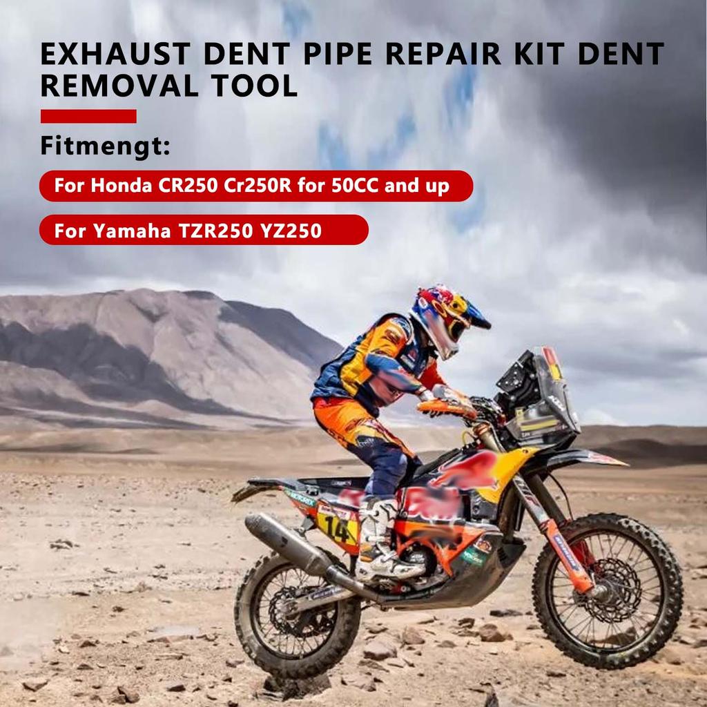 2-Stroke Exhaust Pipe Repair Kit Dent Removal Tools Orange for Te 125 250 300 Tc