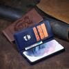Luxus 3D Tier Leder Handy Brieftasche Hülle Buch Ständer Für iPhone 17 16 Pro Max Samsung Xiaomi Redmi Note 14 Honor Oppo Magnetischer Kartenhalter Klapphülle