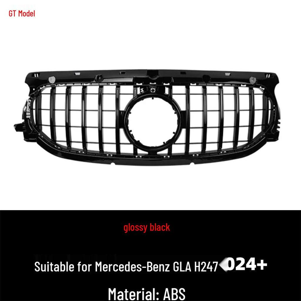 GT Vertical Bar Grille Replacement for 2020-2024 Mercedes-Benz GLA H247 Overseas Version