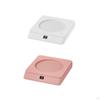 Coffee Mug Warmer Anti Slip Plate for Tea Stainless Steel Cups White