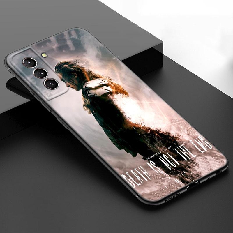 Heda Lexa The 100 Black Silicone Phone Case For Samsung Galaxy S23 S21 S20 FE S24 S22 Ultra S10E S10 S9 S8 Plus