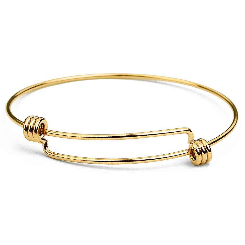 High Quality Dia 70mm Adjustable Stainless Steel Bracelet Bangle Bracelet DIY Wrist Jewelry Bracelet Charm Bracelets Wholesale