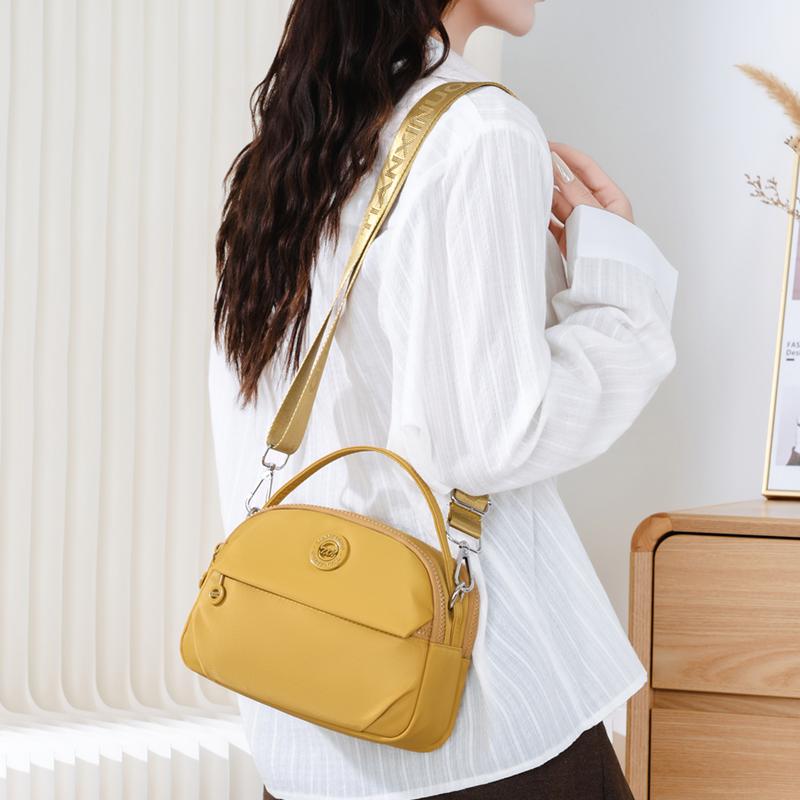 Waterproof Nylon Crossbody Bag for Women Casual Shoulder Handbag with Top Handle