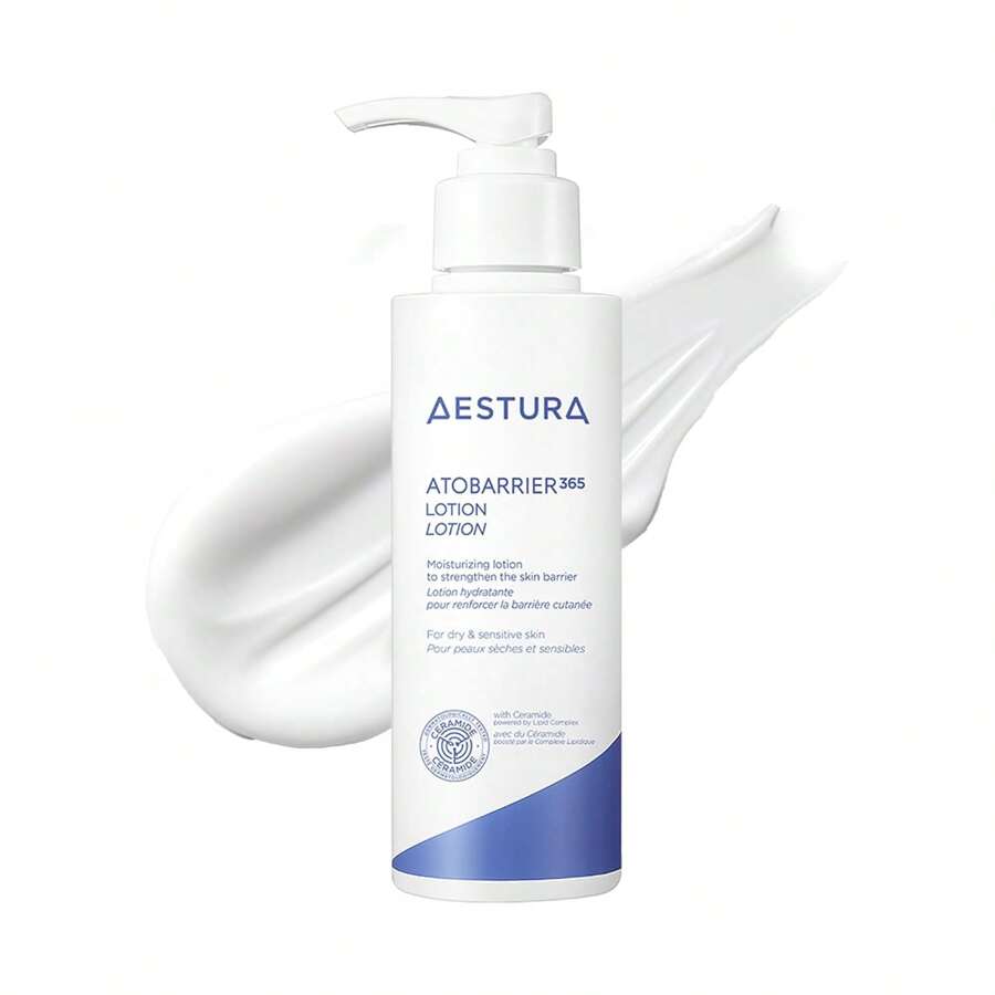 AESTURA ATOBARRIER365 Lightweight Korean Facial Moisturizer Lotion 150ML With Ceramides | Fast-Absorbing Hydration, Strengthens Skin Barrier