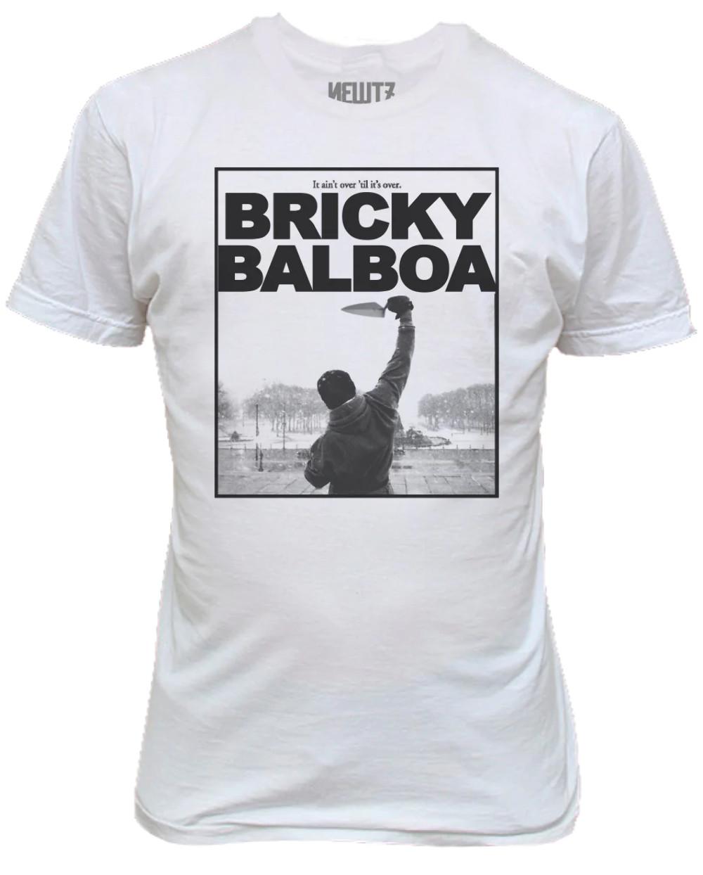 Bricky Balboa Funny Brick Layer T-Shirt inspired by Rocky M
