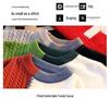 Unisex Patchwork Color-Block Sweater: Casual, Loose-Fit Knit Pullover for Autumn and Winter