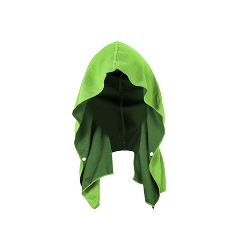 Evaporative Cooling Hooded Towel Instant Cold When Wet for Outdoor Sports Workout Fitness Running Cycling Cooling Hood Towel