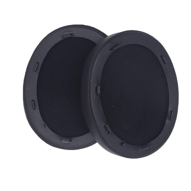 1 Pair Earphone Cover Ear Pads Headphone Cushion Protein Leather Earmuff for WH-XB910N XB910N Headset Replacemnt Part