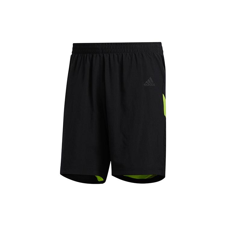 adidas Own The Run Sho Running Sports Shorts Black Green Men s FL6956 S