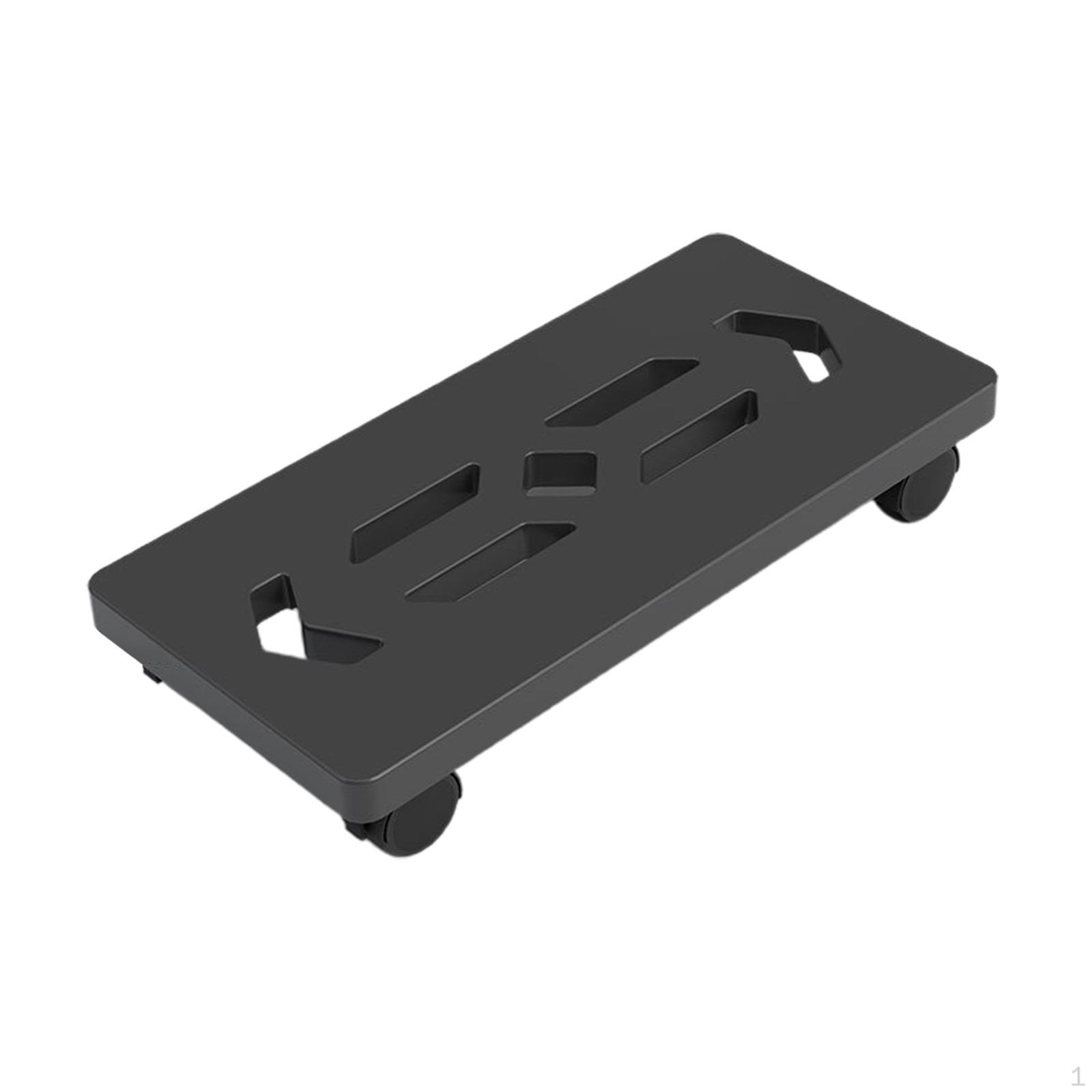 

Подставка-держатель для компьютера, вентилируемая, портативная, мобильная, подставка для процессора, под стол чёрный