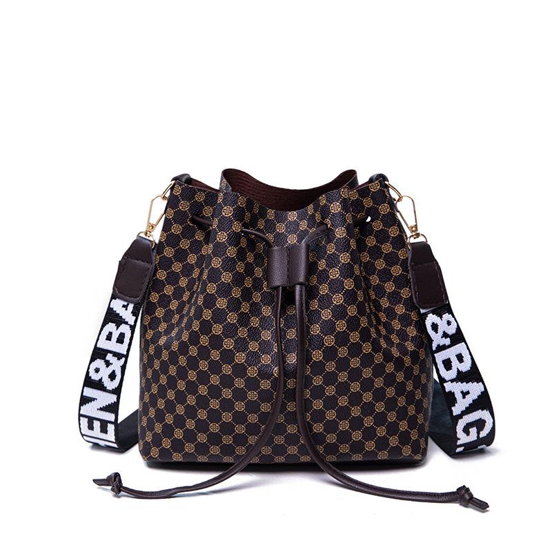 Bedruckte Bucket Bags für Damen Mode Damen Umhängetasche Große Kapazität Geldbeutel