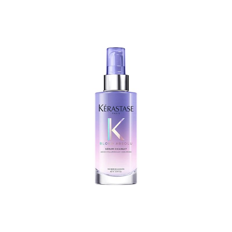 Kerastase Water-glow night hair care essential oil, improve frizz, repair perm, dye and damage care 90ml коричневый