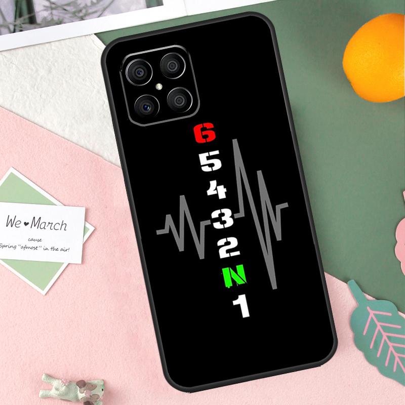 

Motorcycle Heartbeat Case For Honor 200 Lite 50 70 90 X9b X9a X8b X8a X8 X9 X9c Honor Magic 7 Pro 5 6 Lite Cover Honor X8a