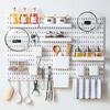DIY Pegboard Accessories Kitchen Organization No Drill Hanging Shelf Storage Hooks Wall Organizer Crafts For Garage Room