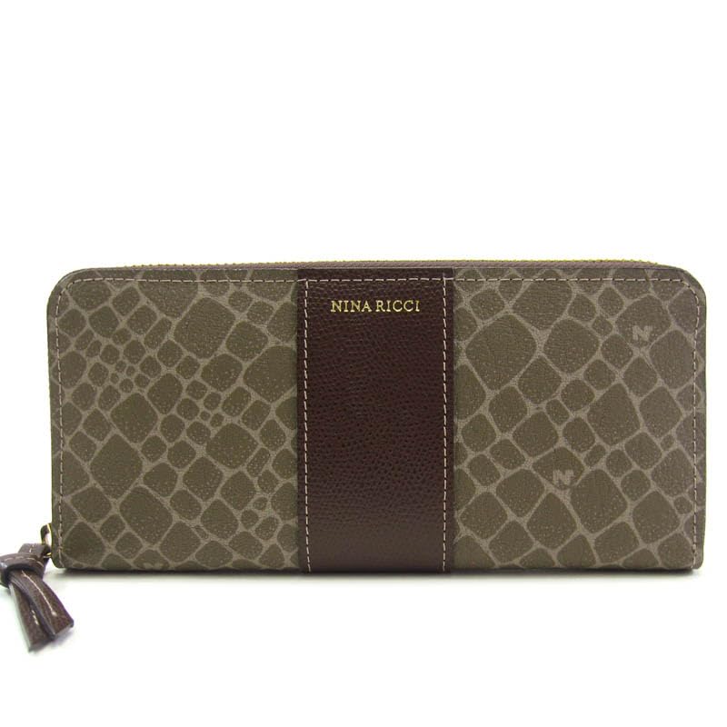 

Женский кошелек Nina Ricci Grain Nouveau Темно-коричневый 85-8004