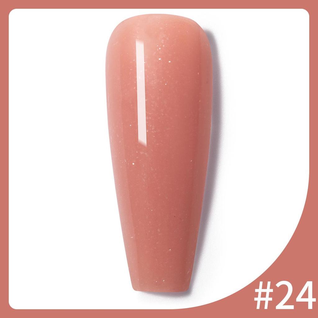 Nail Extension Gel Set: 24 Fine Glitter Colors for Phototherapy & Crystal Nails