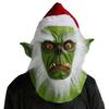 Nowa Maska Grincha na Boże Narodzenie Halloween Party Lateksowa Nakrycie Głowy Zielony Puszysty Grinch Maska Świąteczna Grincha