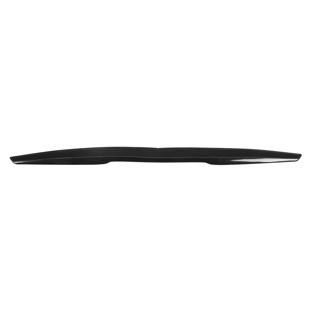 Rear Trunk Spoiler 113.5x7cm Rubber Black Universal Exterior Trim for Automobile