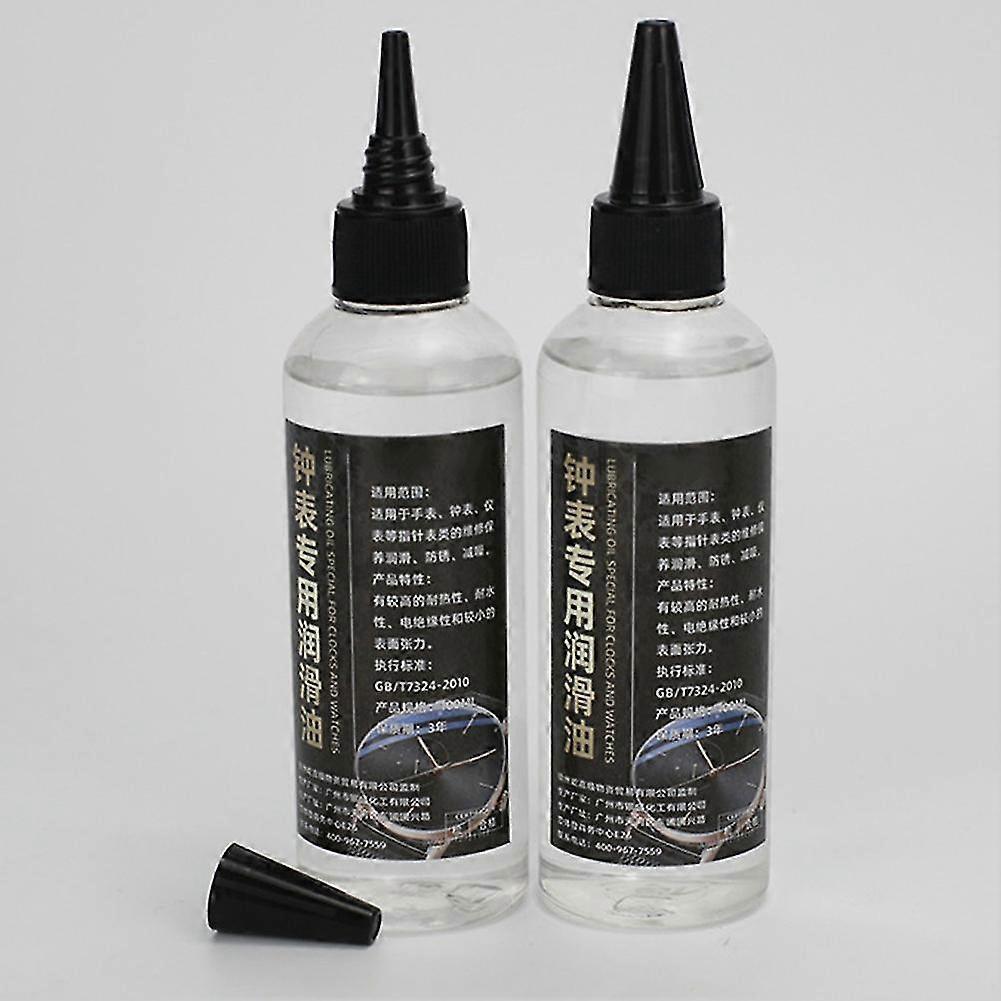 10/50/100ml Watch Lubricant Oil, Horological Oil for Mechanical Watch Movement, Professional Watch Repair Supplies Anti-Rust Lubricant