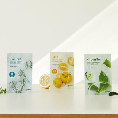 Mild Sheet Mask 1 Out of 3 Options (Tea Tree/Green Tea/Yuja)