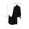 Functional Muslims Scarf for Women and Girls Lightweight Polyester Hijab Head Scarf Shawl Wrap for Various Occasion