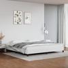 346923 vidaXL Bed Frames White 200x200 Cm Faux Leather