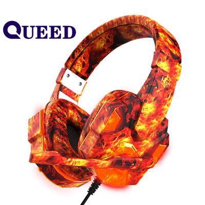 Nieuwe hoofdtelefoon met camouflageverlichting, gaming-headset, computer, notebook-hoofdtelefoon, bedrade gaming-hoofdtelefoon