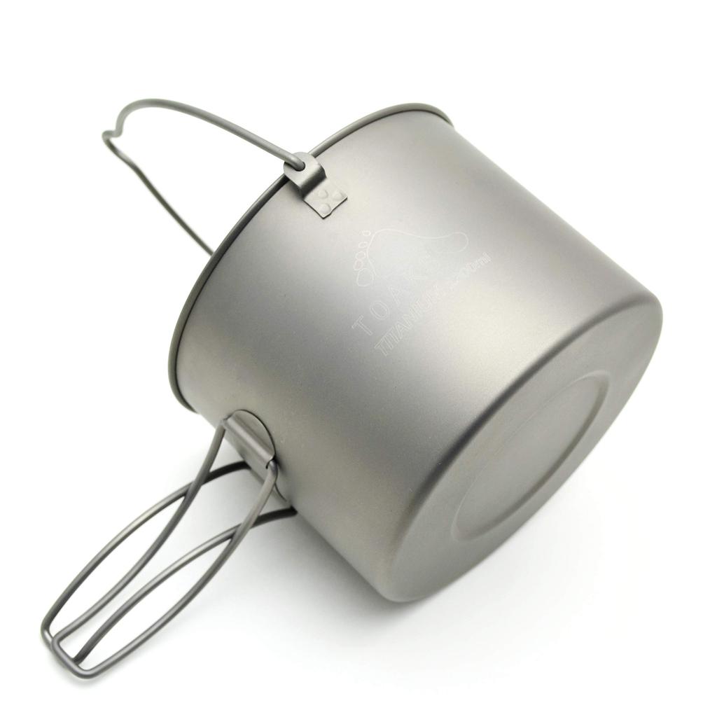 Toaks Titanový venkovní závěsný hrnec pro kempování a dostupný v objemech 750ml, 1100ml, 1300ml, 1600ml, 2000ml s úchytem a úložným sáčkem BBQ, Velikosti,