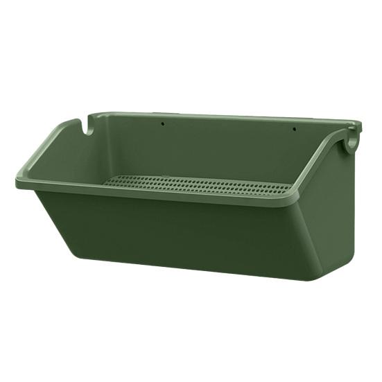 

Yousheng Wall Mounted Self-Watering Planter Plant Pot with Drainage Holes Stackable Vertical Planter for Outdoor Garden Yard Decoration армія зелений колір