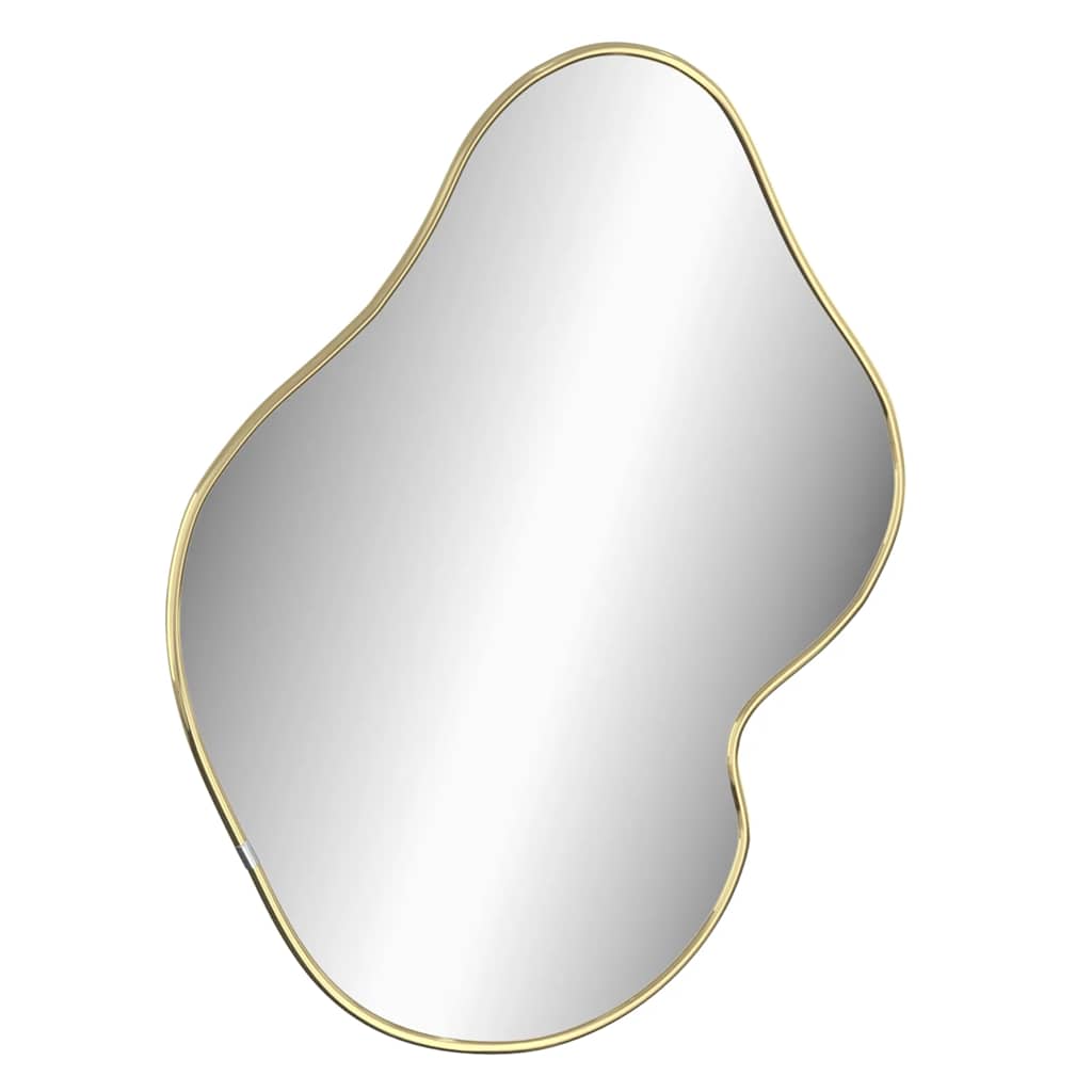 Vidaxl Wall Mirror, Gold, 60X50 Cm
