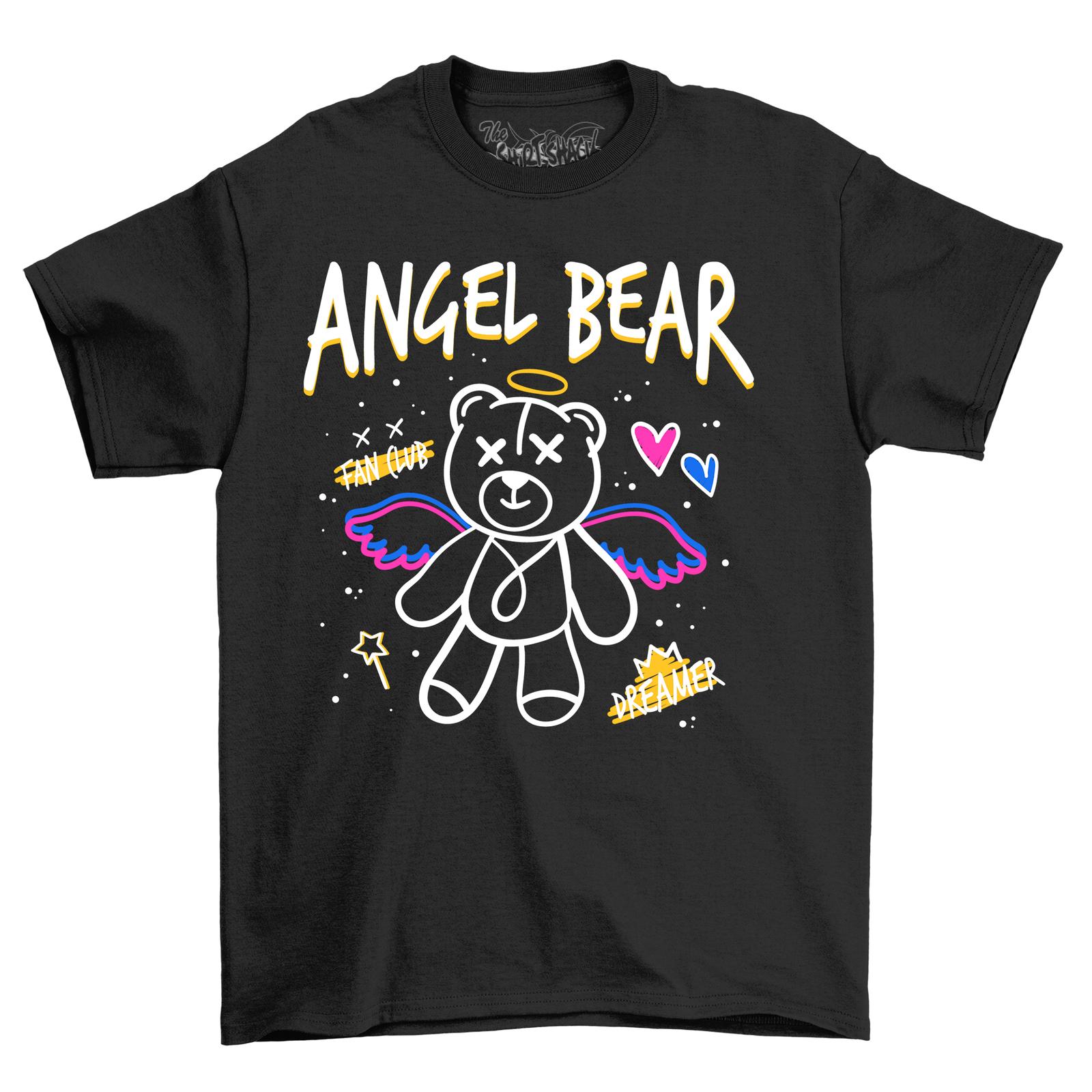 Bearstreet2-03 Angel Bear T-Shirt Mens Womens Tees Top - Heavenly Humor! Unleash your inner angel wit XL