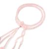 Women's Rose Quartz Buddhist Prayer Beads, Double Strand, Kyoto Style, Odamaki, Nichiren Buddhism, Funeral, Buddhist Altar, Mourning, Wake, Grave