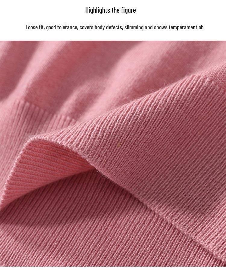 2025 Women's Fine Merino Wool Round Neck Sleeveless Knitted Vest – Solid Color, Loose Fit, Versatile Base Layer for Early Autumn