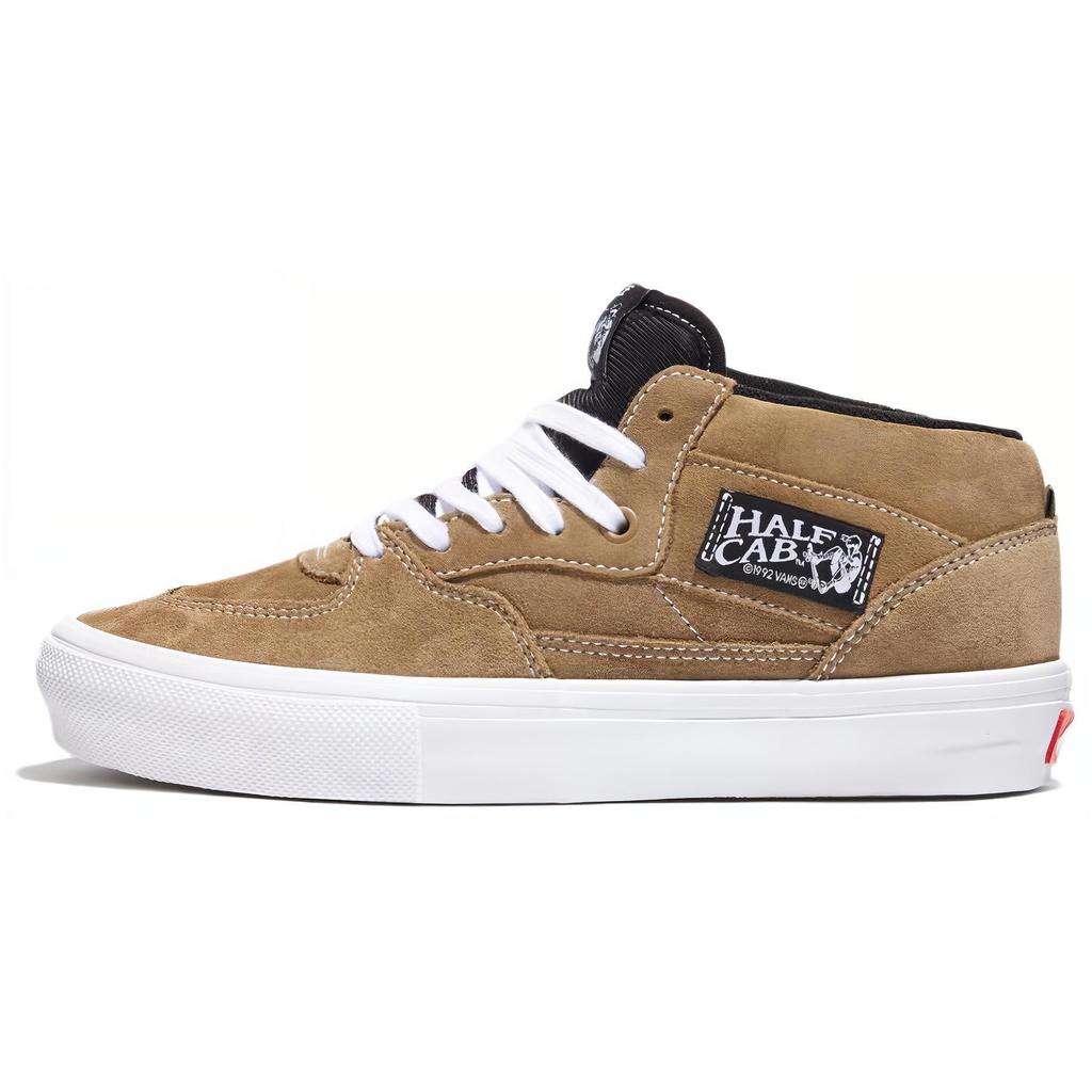 Vans Comfortable Casual Shock Absorbing High Top Skate Shoes Unisex Sneakers Brown Green VN0A5FCDCUQ