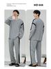 Men's Spring/Autumn Modal Pajama Set: Round Neck Pullover with Long-Sleeve Top and Trousers, Suitable for Outdoor Wear and Sports Style.