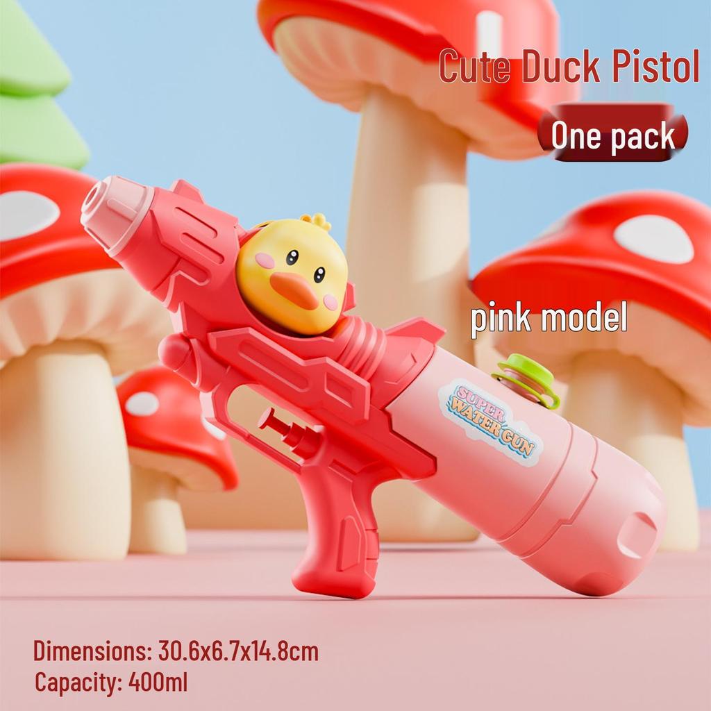 Cartoon Press-Type Water Gun for Kids – Ideal for Summer Beach and Outdoor Play