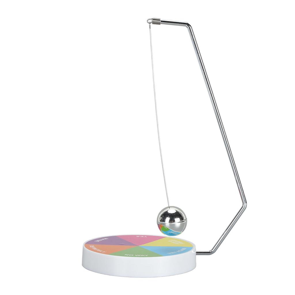 Magnetische Entscheidungshelfer Kugel Schwingen Büro Schreibtisch Dekoration Spielzeug Stressabbau Entscheidungshelfer Wahrsager für