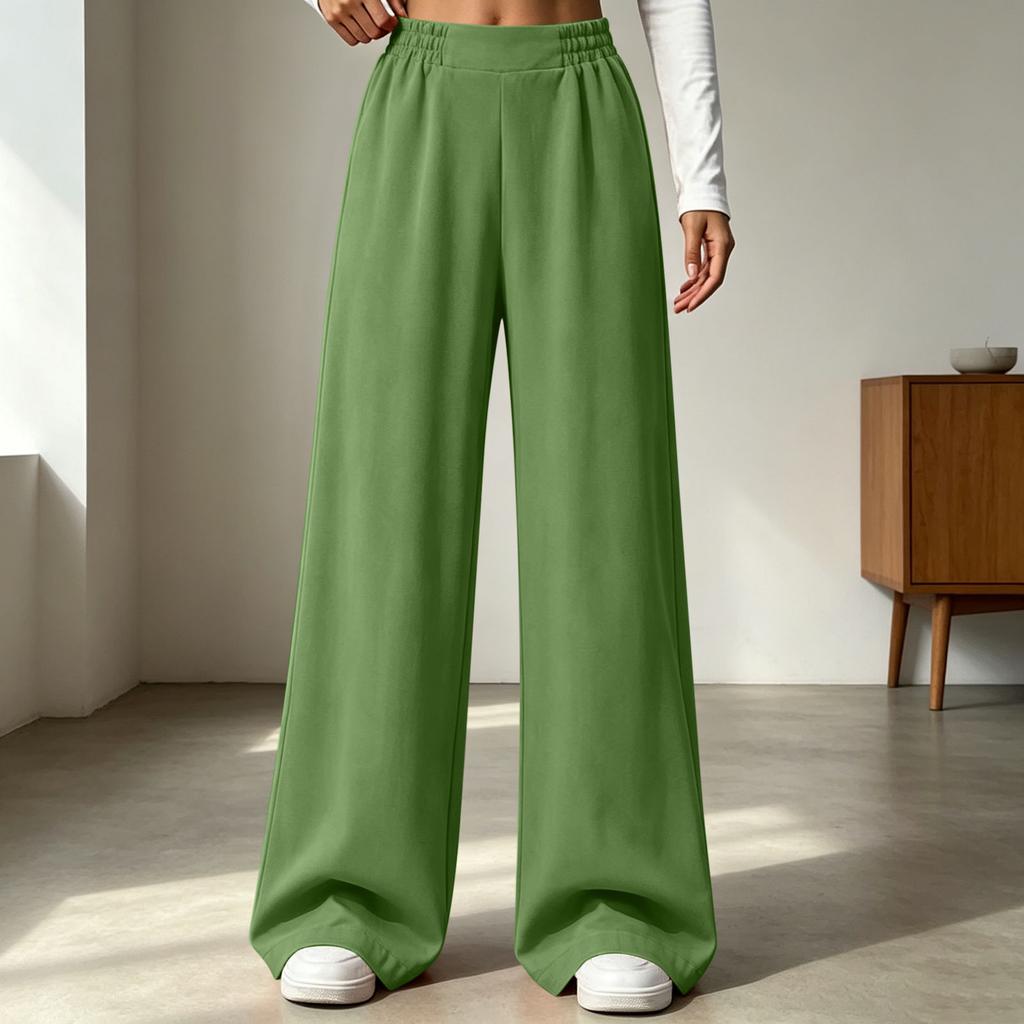 Women's Casual Elastic Waist Jogger Pants for and Workout