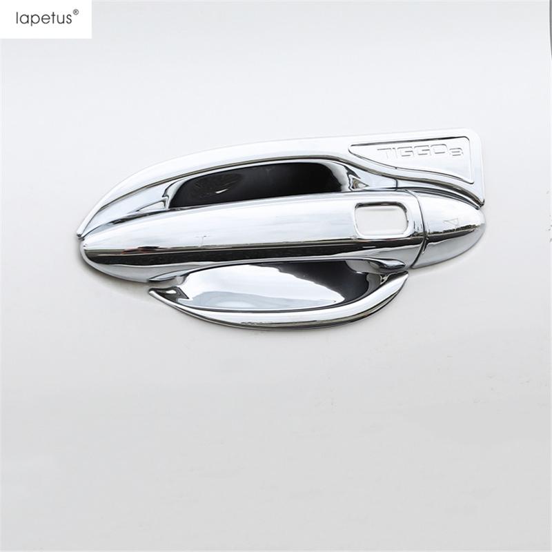 Rear Window Wiper / Door Handle Bowl / Rearview Mirror Rain Eyebrow Caps Cover Trim Accessories For Chery Tiggo 8 2018 -