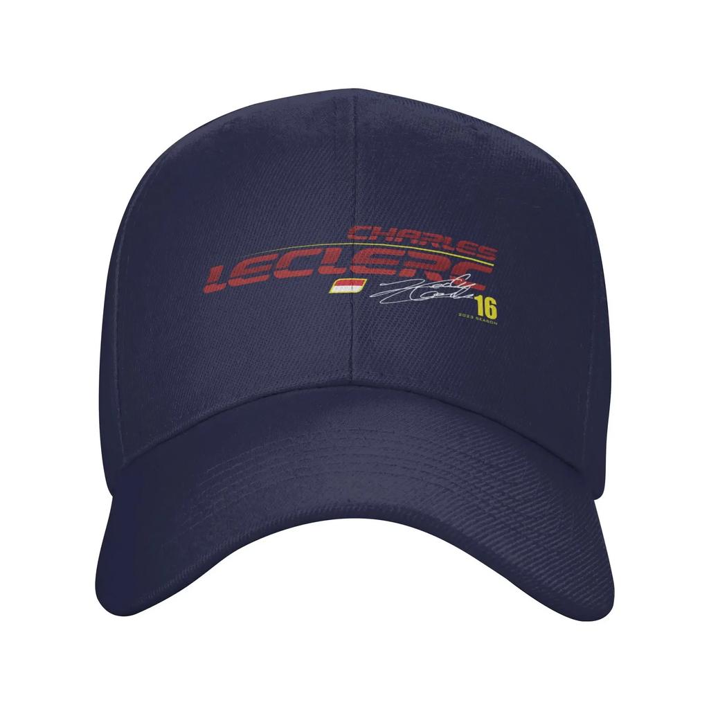 Custom Cool Charles Leclerc 16 Baseball Cap WomenUnisex Adjustable Adult Sport Racing Car Dad Hat Spring