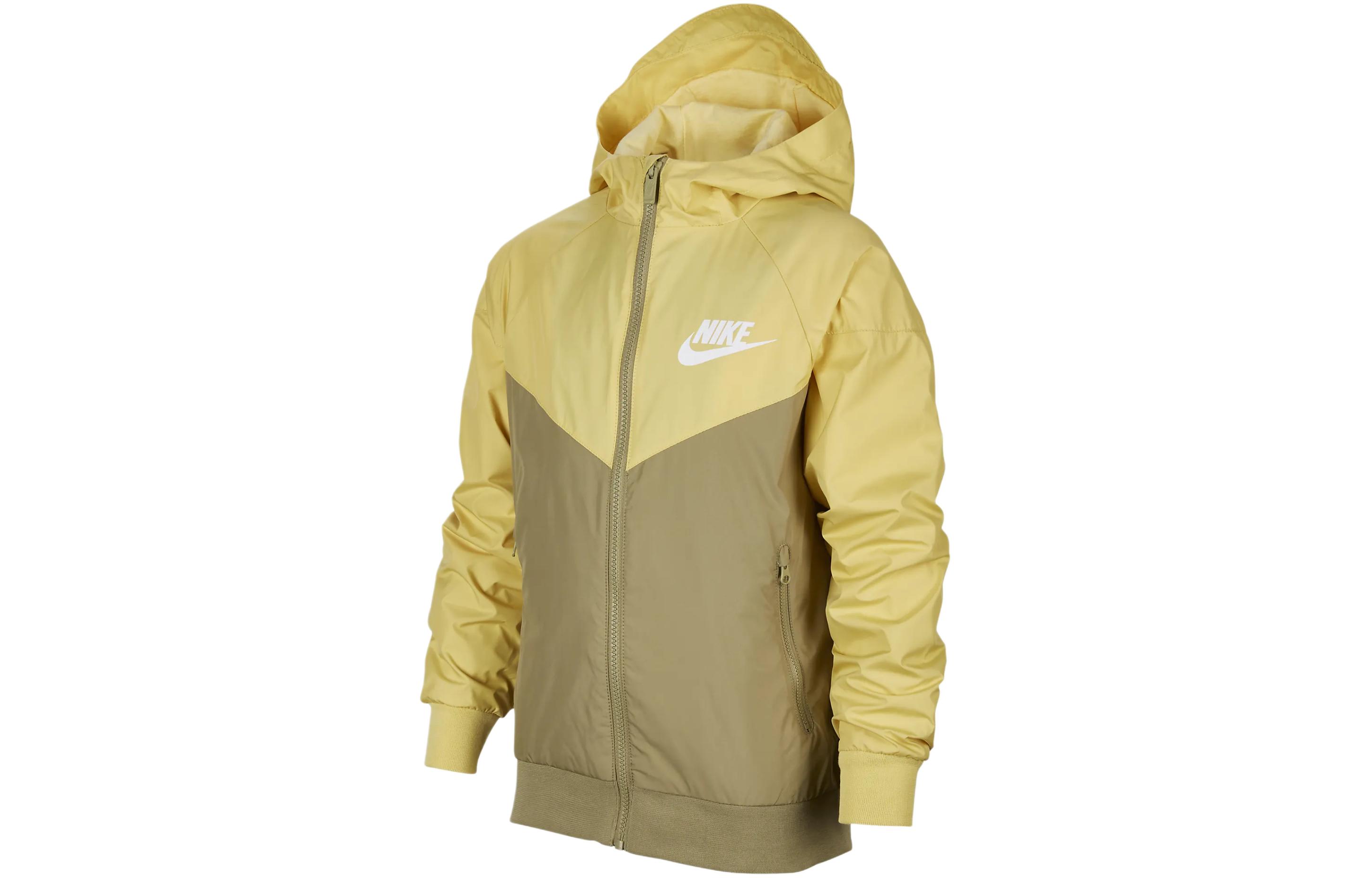 Nike Jackets & Coats Sportswear Windrunner Saturn Gold Kids  FN8757-700 S